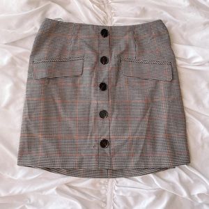 F21 Mini Plaid Skirt